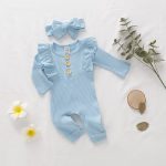 Baby One Color Jumpsuit 2843 - Image 4