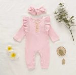 Baby One Color Jumpsuit 2843 - Image 2