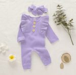 Baby One Color Jumpsuit 2843 - Image 3