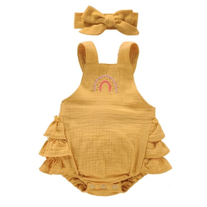 Cute Rainbow Romper 2844 - Image 4