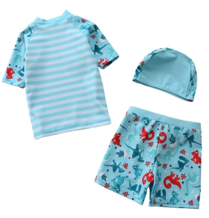 Dinosaur Basketball Swimwear Set 4151 - Image 2