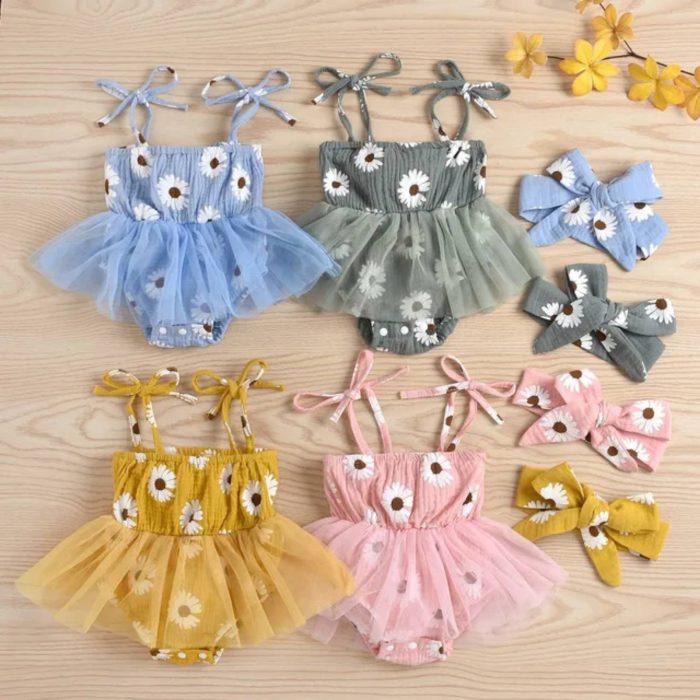 Baby Daisies Romper 2897 - Image 2