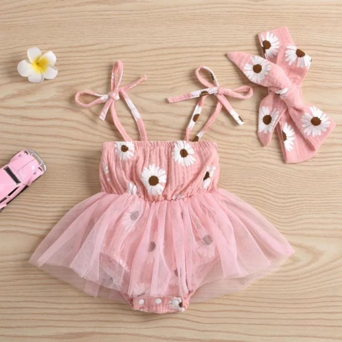 Baby Daisies Romper 2897 - Image 4