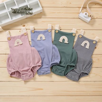 Rainbow Vintage Romper 2848