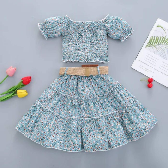 Floral Set Blue 2875 - Image 2