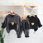 Bear Set Grey & Black 2226
