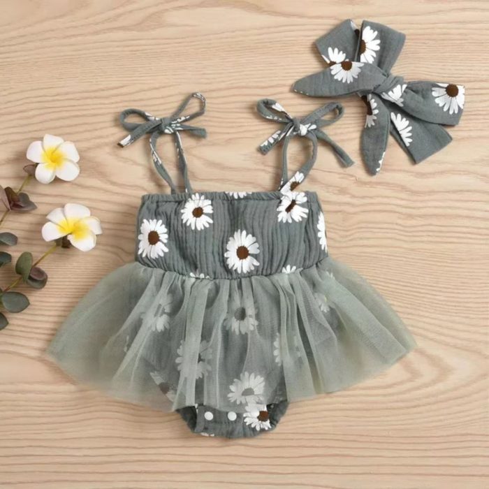 Baby Daisies Romper 2897 - Image 7