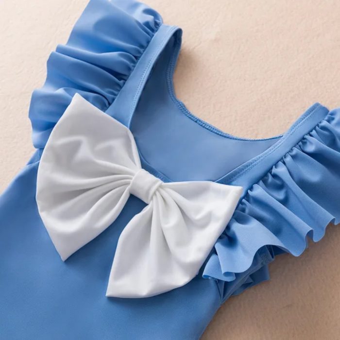 Bow ολόσωμο μαγιό Blue 4154 - Image 5