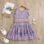 Girly Floral Dress Purple 2936 - Image 3