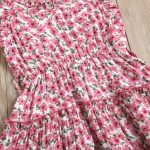 Girly Floral Dress Pink 2935 - Image 4