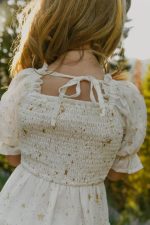 Stars Dress White 2965 - Image 3