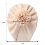 Βρεφικό/παιδικό τουρμπανάκι με λουλούδι 2217 - Image 7