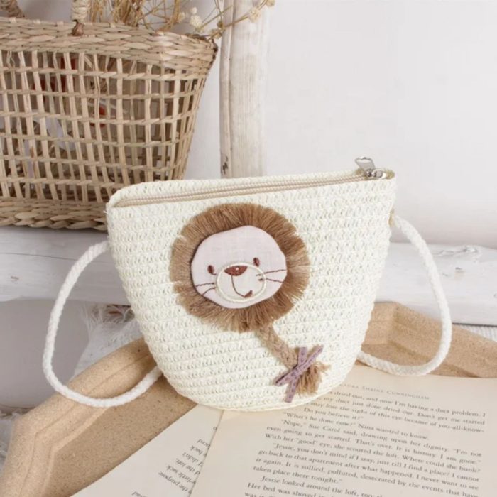 Lion Ψάθινο τσαντάκι 3929 - Image 2