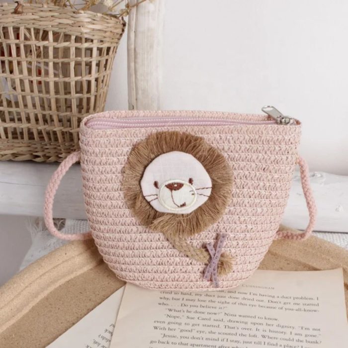 Lion Ψάθινο τσαντάκι 3929 - Image 5