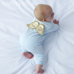 Angel βρεφικό βαμβακερό φορμάκι 2413 Γαλάζιο