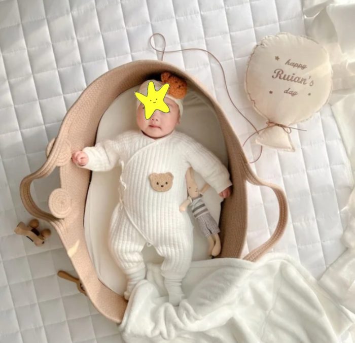 Baby Bear White & Beige 2799 - Image 4