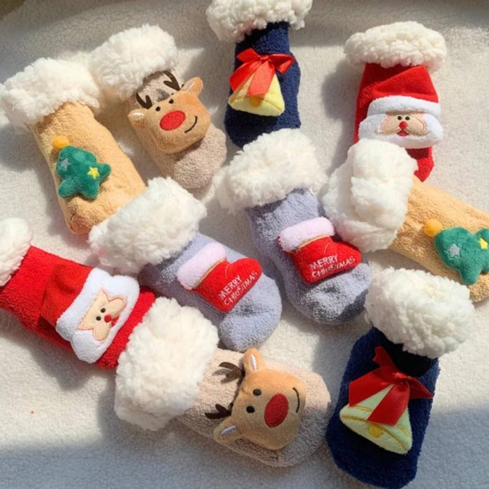 Χριστουγεννιάτικα καλτσοπαντοφλάκια 8421 - Image 2