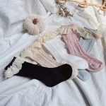 Δαντελένιες παιδικές κάλτσες 8425 - Image 4