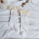 Δαντελένιες παιδικές κάλτσες 8425 - Image 6