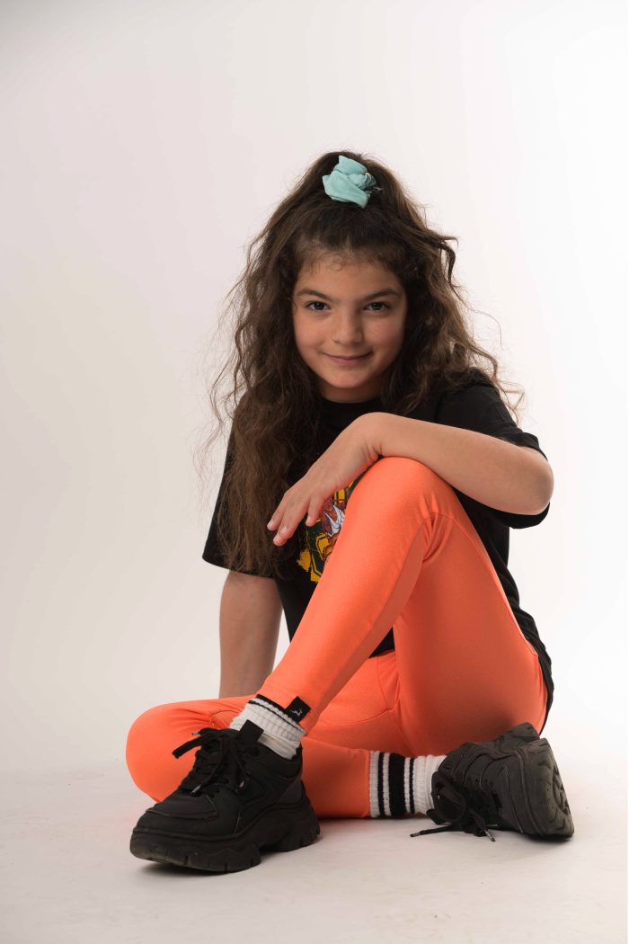 PO3 Active Leggins 3822 Πορτοκαλί - Image 4