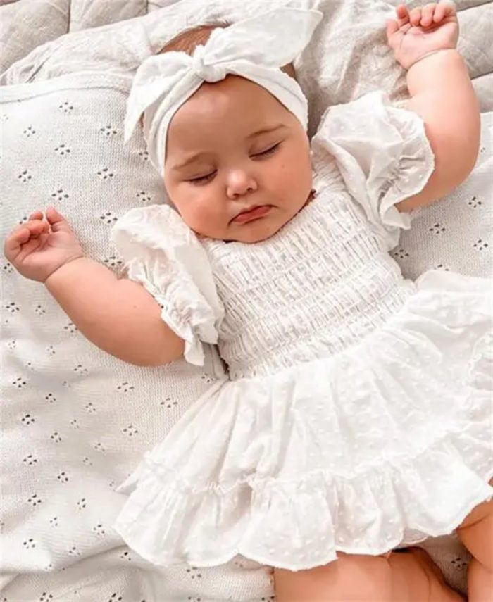 Romantic Romper White 2993 - Image 1