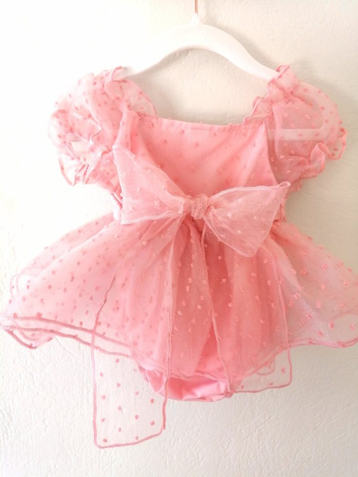Baby Romper pink/peach 2990 - Image 2