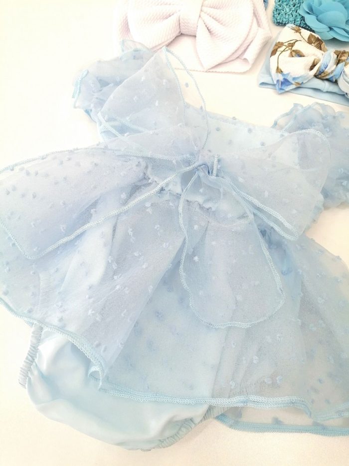 Baby Romper blue 2990 - Image 2