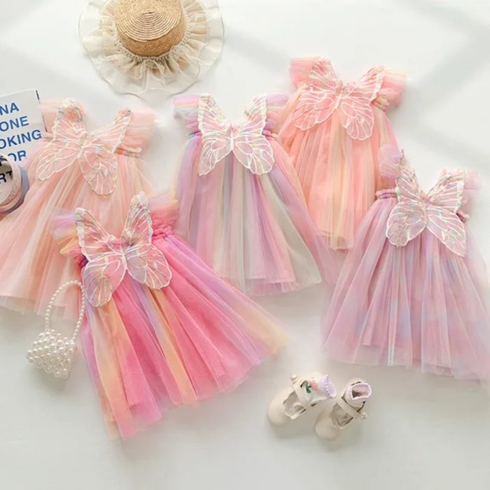 φορέμα τα κορίτσι minielephant Muliti Color 5 Fairy Dress 2894 - Image 6