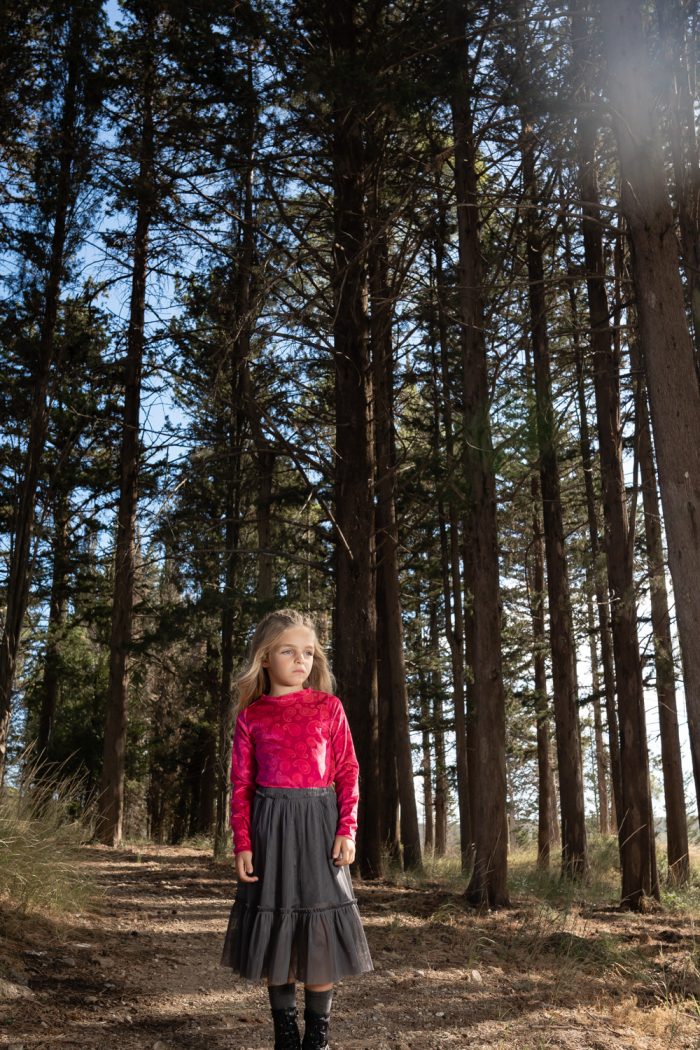 Tulle Skirt Grey 5817 - Image 3