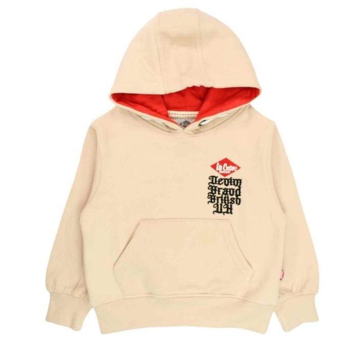 lee cooper minielepahnt παιδικά ρούχα Lee Cooper Φούτερ Letters Cream 3932 - Image 2