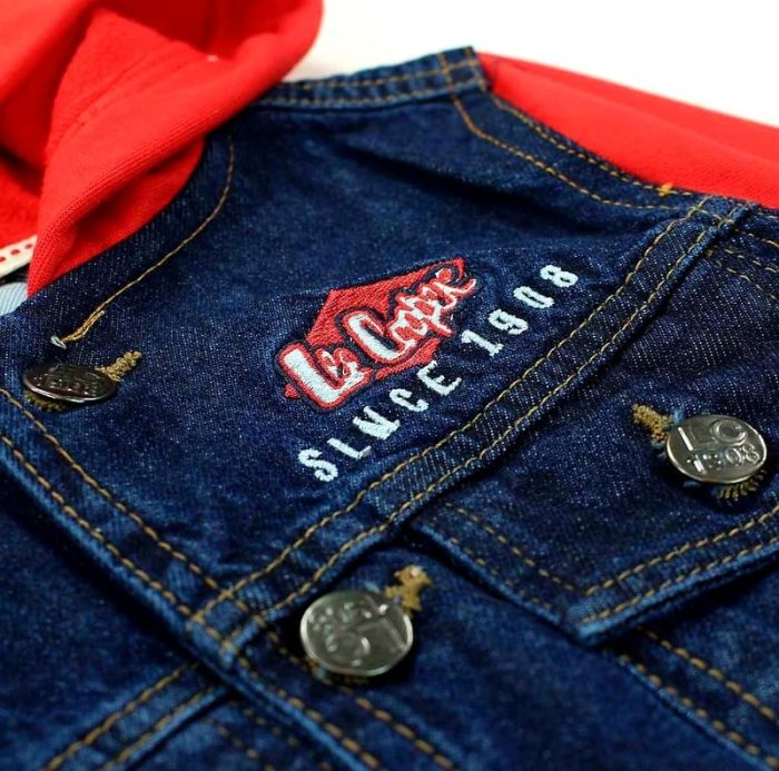 Lee Cooper Ζακέτα Τζιν Κόκκινο 3939 - Image 2