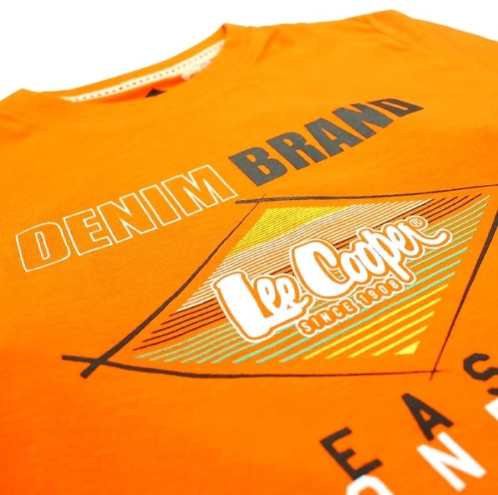 lee cooper παιδική μπλούζα παιδικά ρούχα minielephant Lee Cooper Μπλούζα Orange 3942 - Image 2