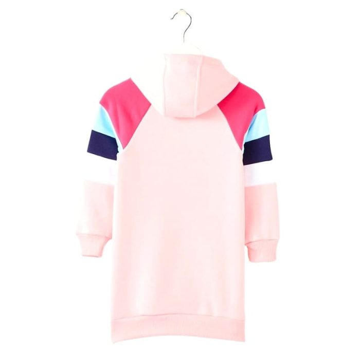 lee cooper παιδκό φορεμό Minielephant Lee Cooper Μπλουζοφόρεμα Heart Ροζ/Σομόν 3918 - Image 3