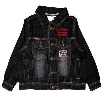 Lee Cooper Τζιν Μπουφάν Μαύρο 3947