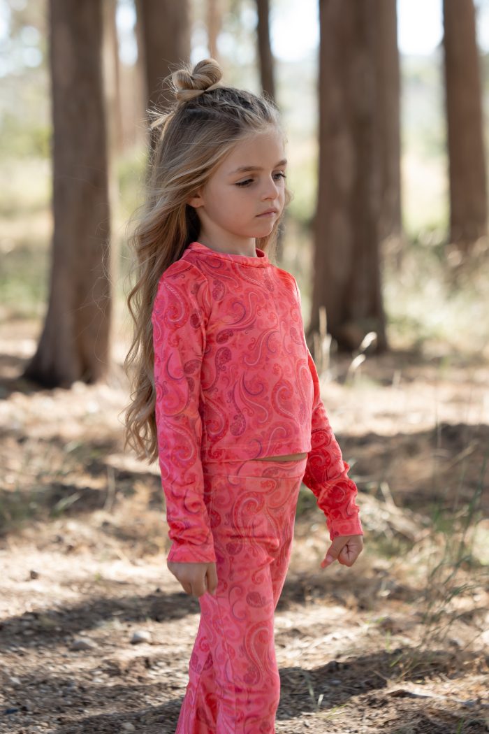 Coral Velvet Top 5813 - Image 4