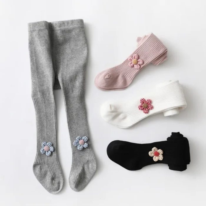 βρεφικό καλσόν βρεφικά ρούχα minielephant Καλσόν με μαργαρίτα 8429 - Image 5