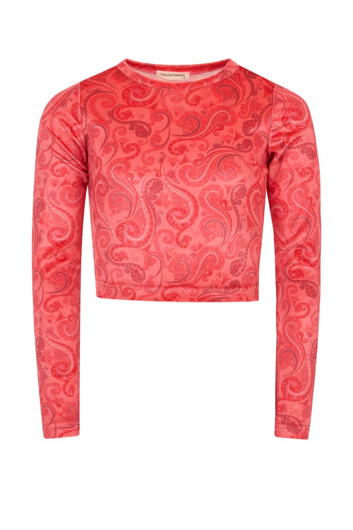 Coral Velvet Top 5813 - Image 2