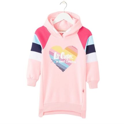 Lee Cooper Μπλουζοφόρεμα Heart Ροζ/Σομόν 3918