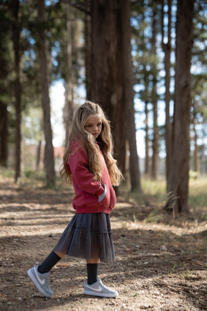 Tulle Skirt Grey 5817 - Image 2