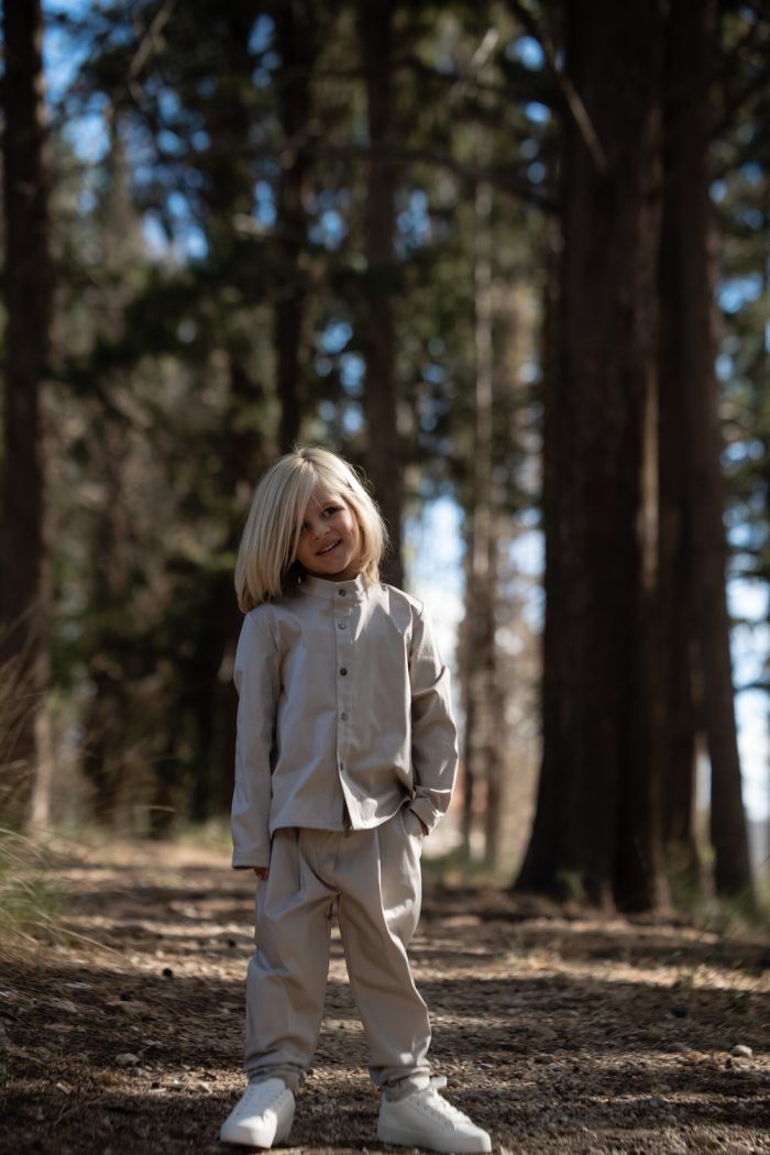 Boys Mao Shirt  5821 - Image 4