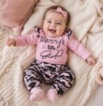 Army παραλλαγής σετάκι Daddy's or Mommy's Girl ροζ 2692