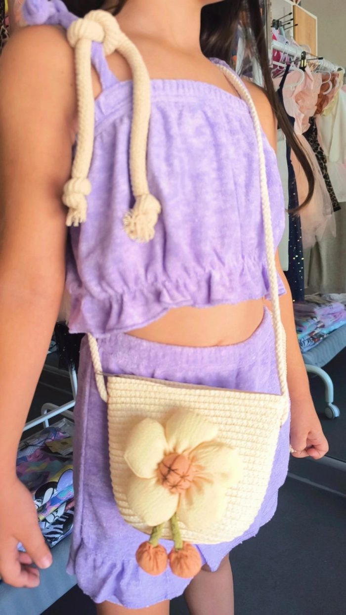 Summer Purple Set πετσετέ με σχοινί 2885 - Image 3