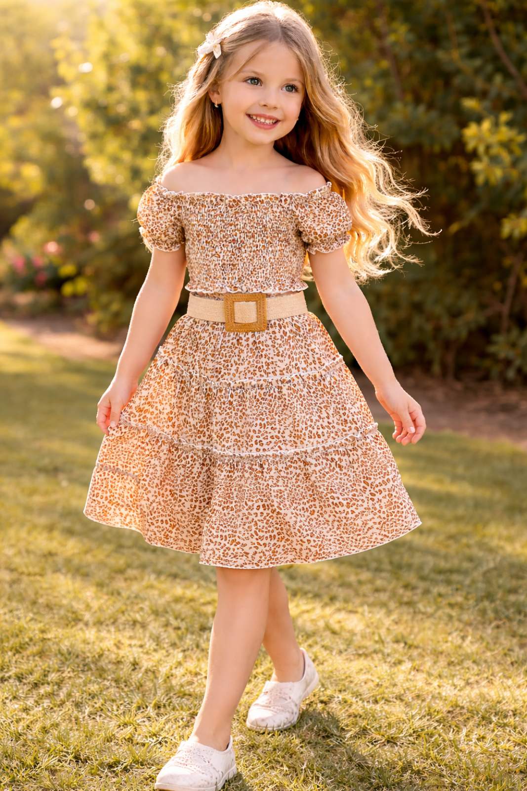 Floral Set Brown 2876
