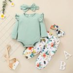 Casual Floral Mint Set 2601 - Image 2