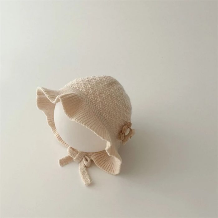 Knitted Flower Hat 3229 - Image 4