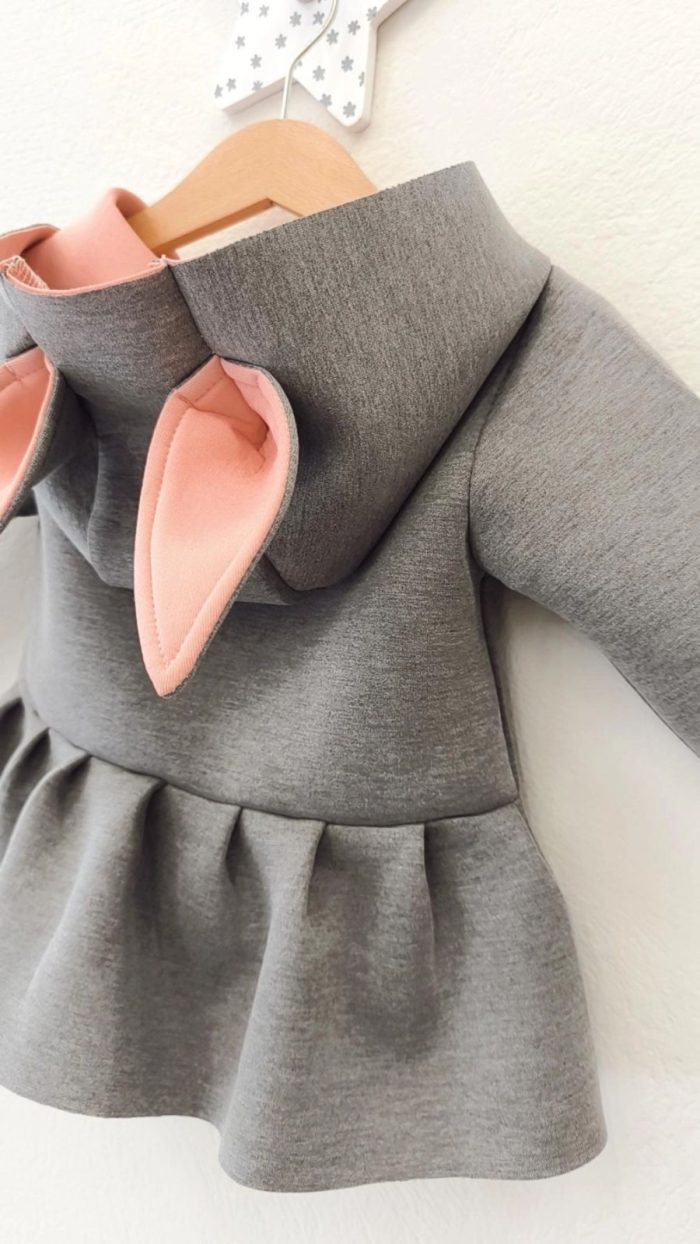 βρεφικό πανωφόρι κουνελάκι minielephant Bunny Coat 1230 - Image 4