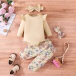 Casual Floral Yellow Set 2601 - Image 2