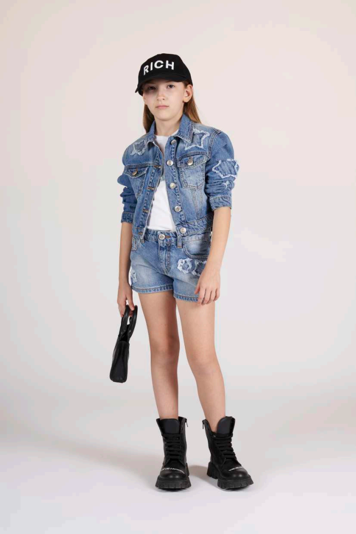 John Richmond Shorts Denim Snesti 6828 - Image 3