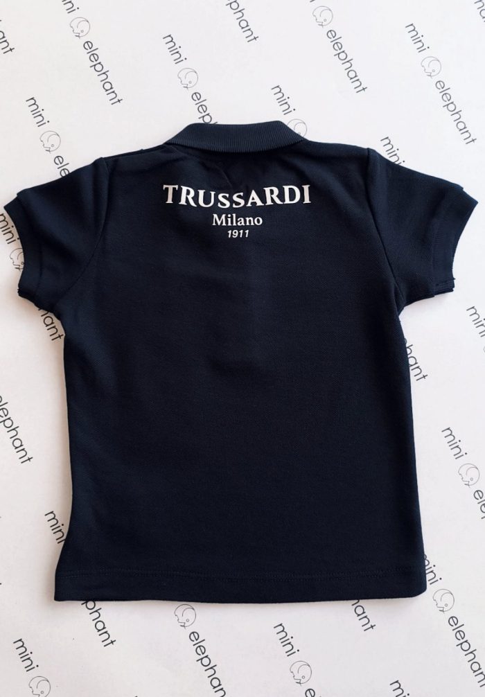 Trussardi βρεφικά ρούχα Minielephant Trussardi Baby Limbazi Blue T-Shirt 6834 - Image 3