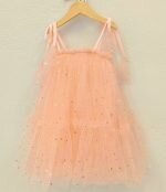 Stars Dress Peach 3976 - Image 2